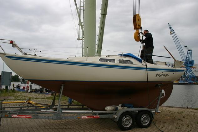 Marieholm - IF-E Segelboot mit Trailer