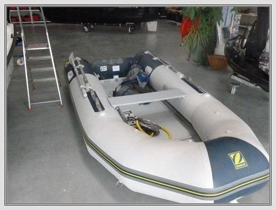 Rubberboot Zodiac - 340 houten vloerdelen